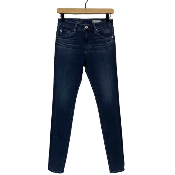 AG Adriano Goldschmied Farrah High Rise Skinny Jeans - Blue -26R - Picture 1 of 11